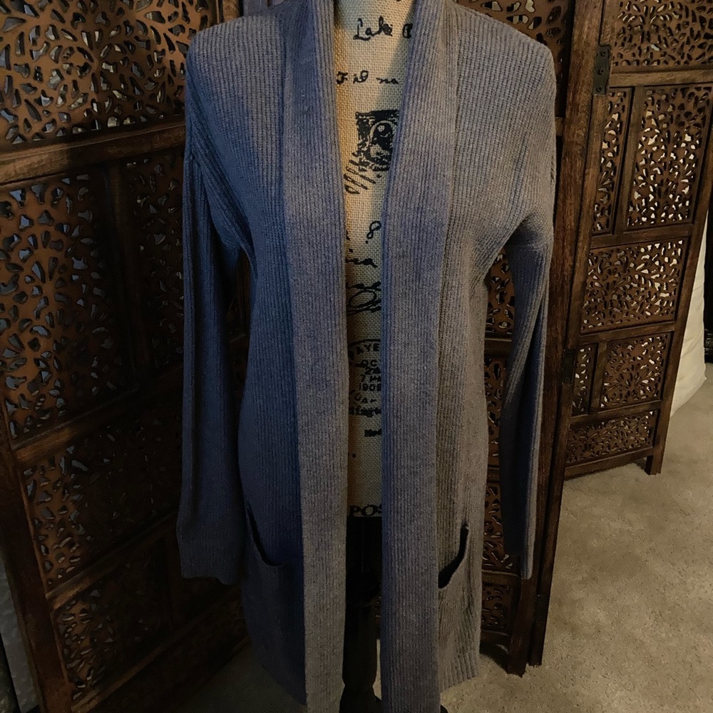 Long sweater jacket